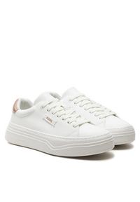 Karl Lagerfeld - KARL LAGERFELD Sneakersy KL63420 Biały. Kolor: biały. Materiał: skóra #4