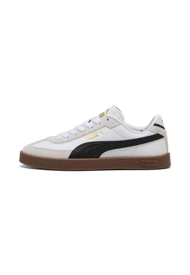 Trenerzy dla dzieci Puma Club II Era. Kolor: biały, wielokolorowy, czarny. Materiał: materiał, syntetyk. Sport: turystyka piesza