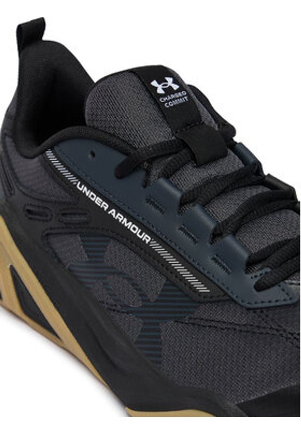 Under Armour Buty na siłownię UA Charged Commit TR 5 6007140 Czarny. Kolor: czarny. Materiał: materiał. Sport: fitness