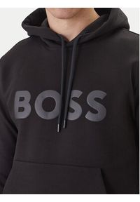 BOSS Bluza Soody 50555515 Czarny Regular Fit. Kolor: czarny. Materiał: bawełna #4