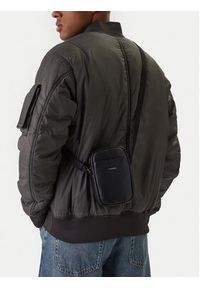 Calvin Klein Saszetka Raised Slim Reporter LV04D3278G Czarny. Kolor: czarny. Materiał: skóra #4