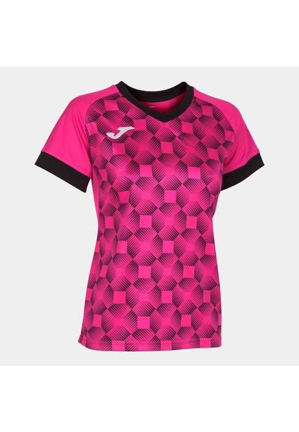 Koszulka do piłki nożnej damska Joma Supernova III. Kolor: wielokolorowy, czarny, różowy. Sport: piłka nożna