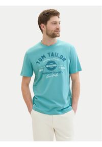 Tom Tailor T-Shirt 1037735 Niebieski Regular Fit. Kolor: niebieski. Materiał: bawełna