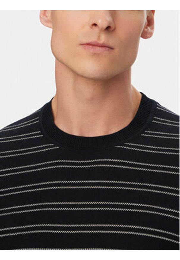 BOSS T-Shirt H-Nalon 50560482 Granatowy Regular Fit. Kolor: niebieski. Materiał: bawełna