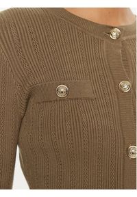 Fracomina Kardigan FR24WT8023K50401 Zielony Regular Fit. Kolor: zielony. Materiał: syntetyk #4