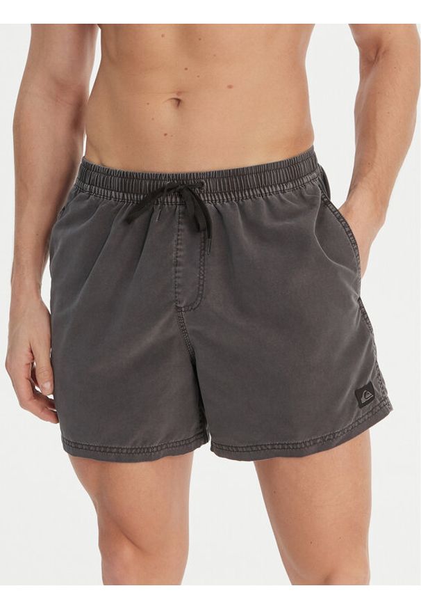 Quiksilver Szorty kąpielowe Everyday Surfwash EQYJV04155 Szary Regular Fit. Kolor: szary. Materiał: syntetyk