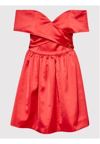 Liu Jo Sukienka koktajlowa CA2372 T3097 Czerwony Regular Fit. Kolor: czerwony. Materiał: syntetyk. Styl: wizytowy