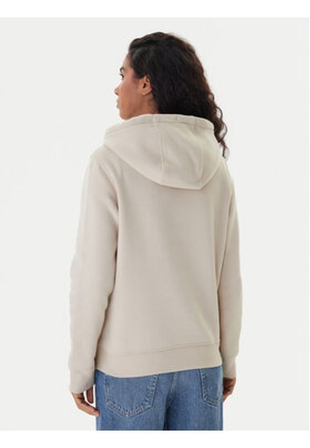 Tommy Jeans Bluza Flag DW0DW19958 Beżowy Regular Fit. Kolor: beżowy. Materiał: bawełna