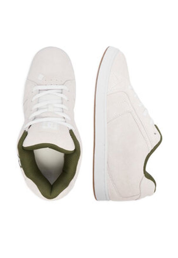 DC Shoes Sneakersy EO-NET DC03260101 Écru. Materiał: zamsz, skóra