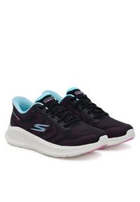 skechers - Skechers Sneakersy GO WALK Now - Khloe 125643/BKPR Czarny. Kolor: czarny. Materiał: materiał