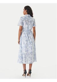 Barbour Sukienka koszulowa LDR0979BL28 Niebieski Regular Fit. Kolor: niebieski. Materiał: bawełna. Typ sukienki: koszulowe #5