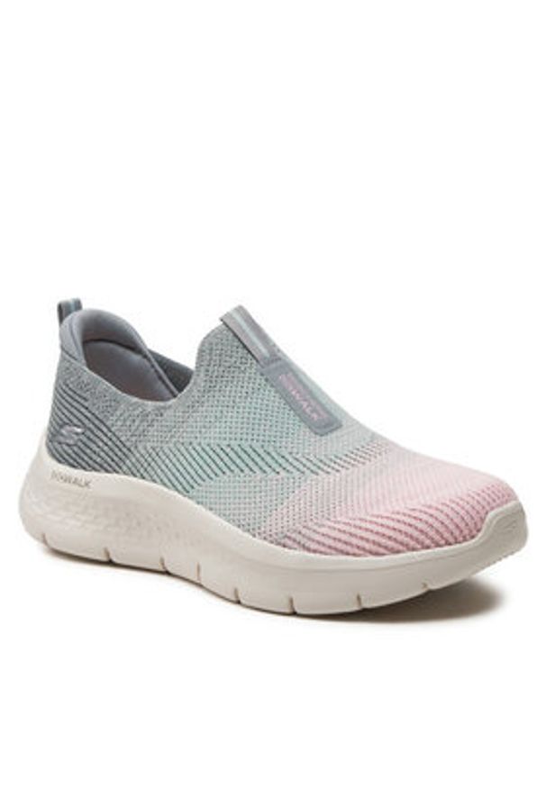 skechers - Skechers Sneakersy Go Walk Flex-Cali Sunset 124827/GYMT Szary. Kolor: szary. Materiał: skóra