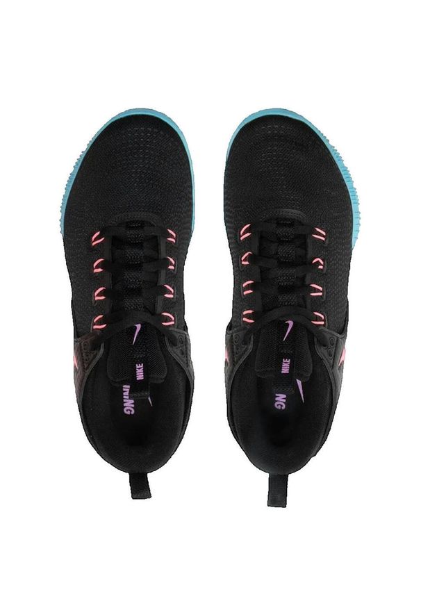 Buty siatkarskie damskie Nike Air Zoom Hyperace 2. Zapięcie: sznurówki. Kolor: wielokolorowy, czarny, różowy. Materiał: materiał, syntetyk. Szerokość cholewki: normalna. Model: Nike Zoom. Sport: turystyka piesza