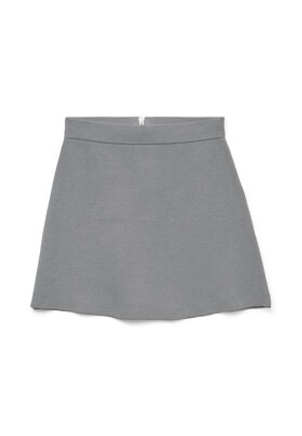 Vero Moda Spódnica mini Saba 10325944 Szary Regular Fit. Kolor: szary. Materiał: syntetyk