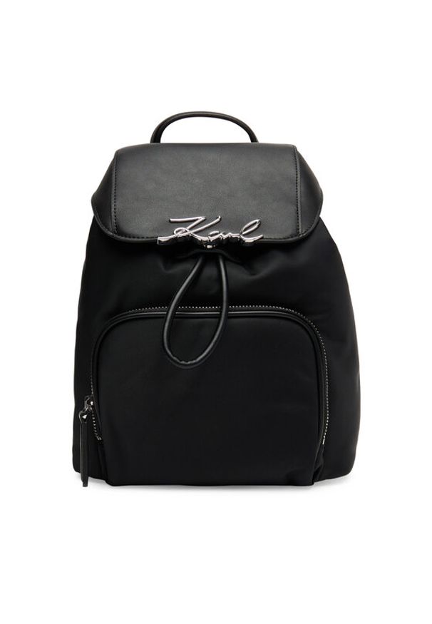 Karl Lagerfeld - KARL LAGERFELD Plecak A3W30027 Czarny. Kolor: czarny. Materiał: skóra