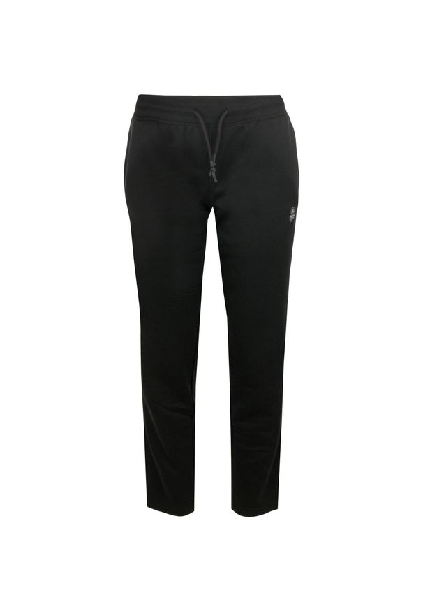 YOA - Damskie spodnie dresowe Athl. DPT. Sabina Night Black, S. Kolor: czarny. Materiał: dresówka. Długość: długie