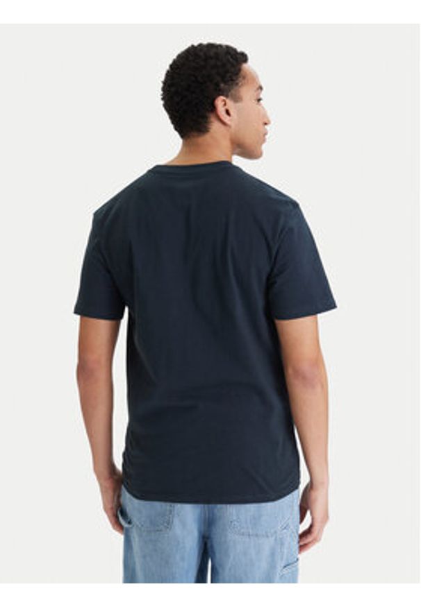 Quiksilver T-Shirt EV Horizon Fade EQYZT08289 Granatowy Regular Fit. Kolor: niebieski. Materiał: bawełna