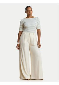 Lauren Ralph Lauren - LAUREN RALPH LAUREN Bluzka Judy 200P13919001 Beżowy Regular Fit. Kolor: beżowy. Materiał: bawełna #8