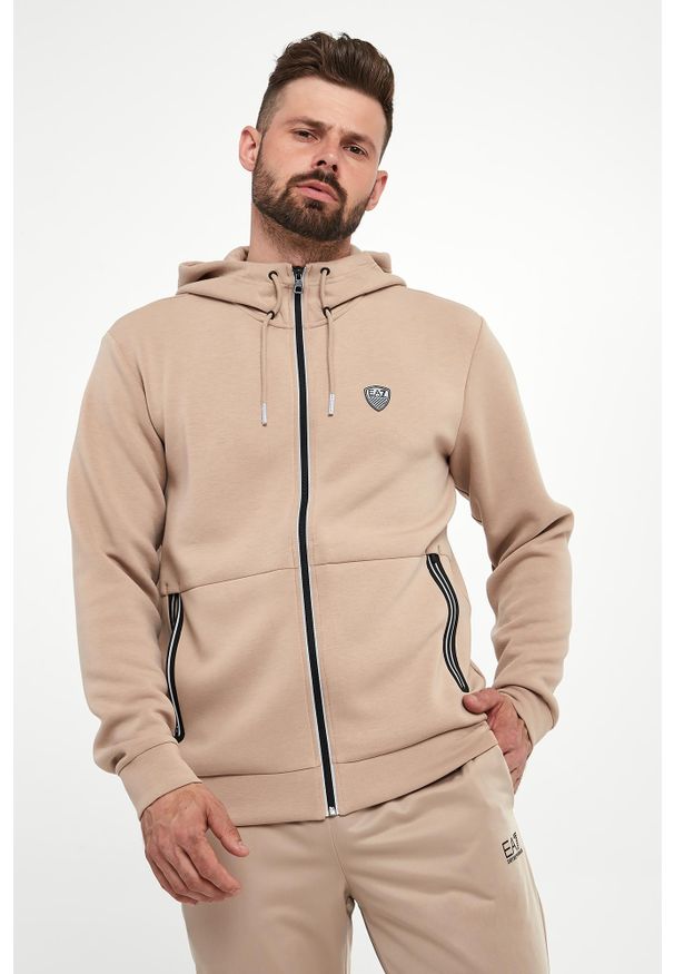 EA7 Emporio Armani - Bluza męska z kapturem EA7 EMPORIO ARMANI. Typ kołnierza: kaptur