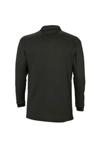 SOL'S - Koszulka Polo Z Długim Rękawem Dla Dorosłych Unisex Winter II. Okazja: na co dzień. Typ kołnierza: polo. Kolor: czarny. Długość rękawa: długi rękaw. Długość: długie. Styl: casual