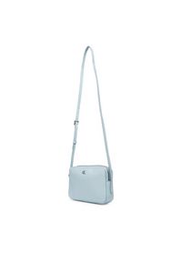 Calvin Klein Torebka Ck Camera Bag LV04F3173G Błękitny. Kolor: niebieski. Materiał: skórzane