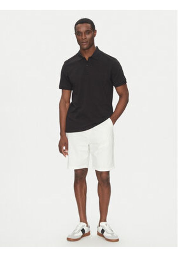Scotch & Soda Polo 179201 Czarny Regular Fit. Typ kołnierza: polo. Kolor: czarny. Materiał: bawełna