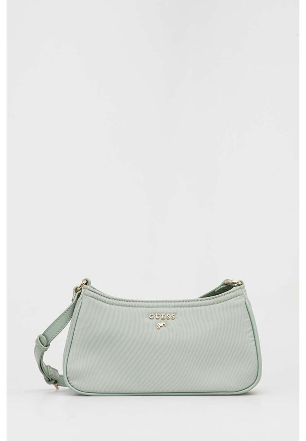 Guess torebka Girl kolor zielony. Kolor: zielony. Rodzaj torebki: na ramię