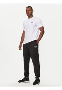 EA7 Emporio Armani T-Shirt 8NPT26 PJVQZ 1100 Biały Regular Fit. Kolor: biały. Materiał: bawełna #4
