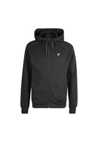 Fila - Bluza męska FILA Romulus Hooded Track. Kolor: czarny