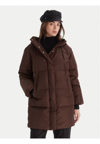 Weekend Max Mara Płaszcz zimowy Newbembo 2525496072 Bordowy Relaxed Fit. Kolor: czerwony. Materiał: syntetyk. Sezon: zima