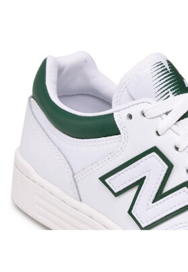 New Balance Sneakersy BB480LGT Biały. Kolor: biały. Materiał: skóra