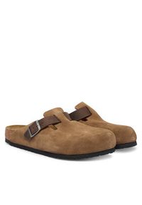 Birkenstock Klapki Boston 1030667 Brązowy. Kolor: brązowy. Materiał: zamsz, skóra #6