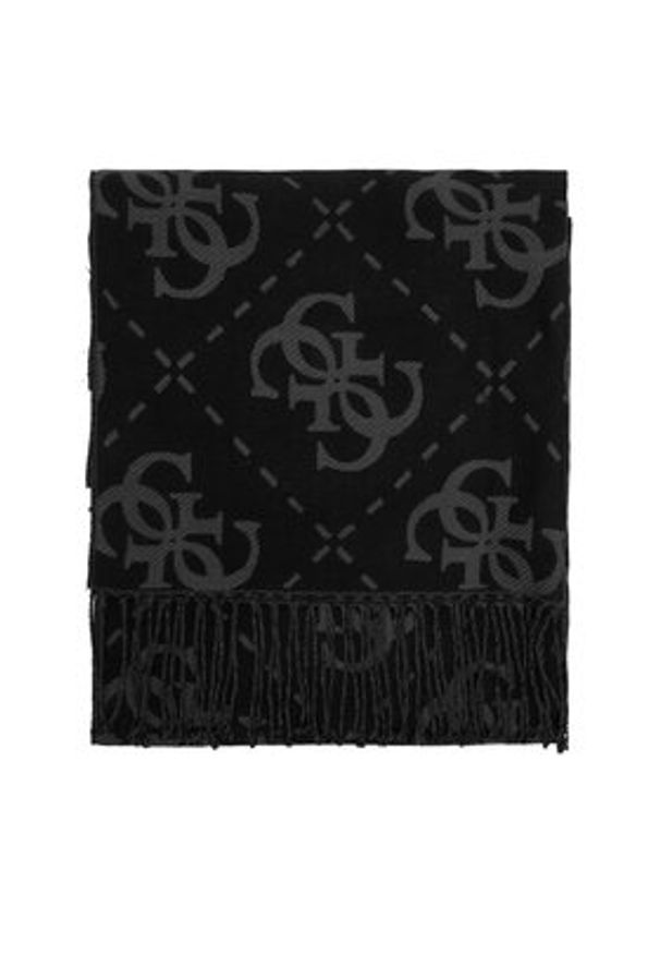 Guess Szalik AW5453 VIS03 Czarny. Kolor: czarny. Materiał: bawełna