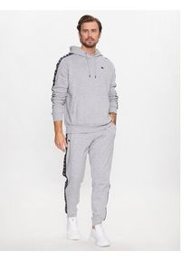 Kappa Spodnie dresowe 312015 Szary Regular Fit. Kolor: szary. Materiał: bawełna, dresówka #4