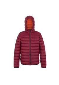 Regatta - Męska Ocieplana Kurtka Z Kapturem Marizion. Typ kołnierza: kaptur. Kolor: czerwony. Materiał: puch. Sport: turystyka piesza #1