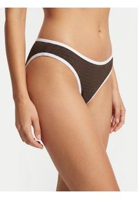Seafolly Dół od bikini Beach Bound 40316-072 Brązowy. Kolor: brązowy. Materiał: syntetyk #1