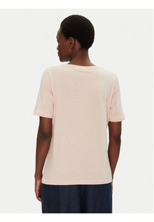 Fransa T-Shirt 20615408 Różowy Regular Fit. Kolor: różowy. Materiał: bawełna
