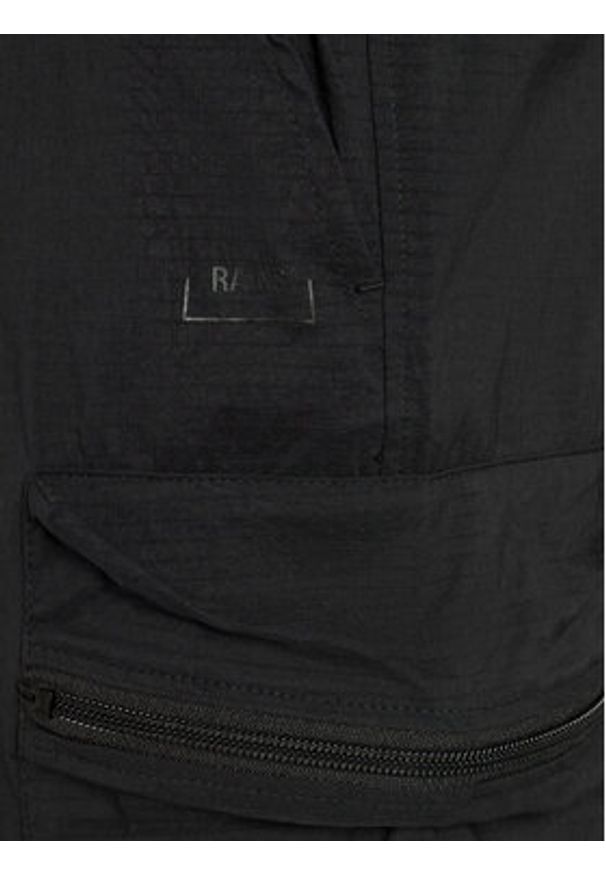 Rains Szorty sportowe Tomar Shorts 19310 Czarny Regular Fit. Kolor: czarny. Materiał: syntetyk