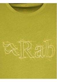 Rab T-Shirt Stance QCB-33 Zielony Regular Fit. Kolor: zielony. Materiał: bawełna #3