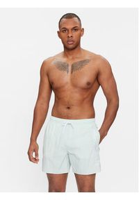 Emporio Armani Underwear Szorty kąpielowe 211740 4R422 02783 Zielony Regular Fit. Kolor: zielony. Materiał: syntetyk