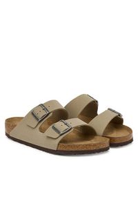 Birkenstock Klapki Arizona 1032830 Khaki. Kolor: brązowy. Materiał: skóra #4
