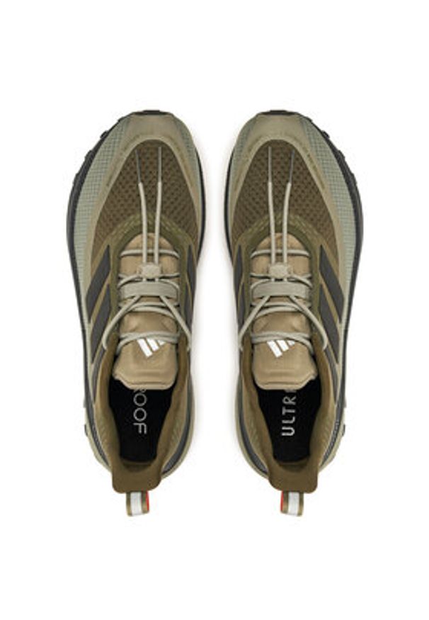 Adidas - adidas Buty do biegania Ultraboost 5 IG9354 Khaki. Kolor: brązowy. Materiał: materiał