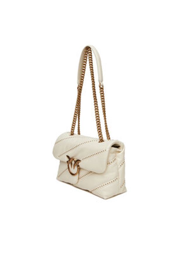 Pinko - PINKO Torebka Love Puff Classic Cl PE 25 PLTT 100038 A26T Écru. Materiał: skórzane