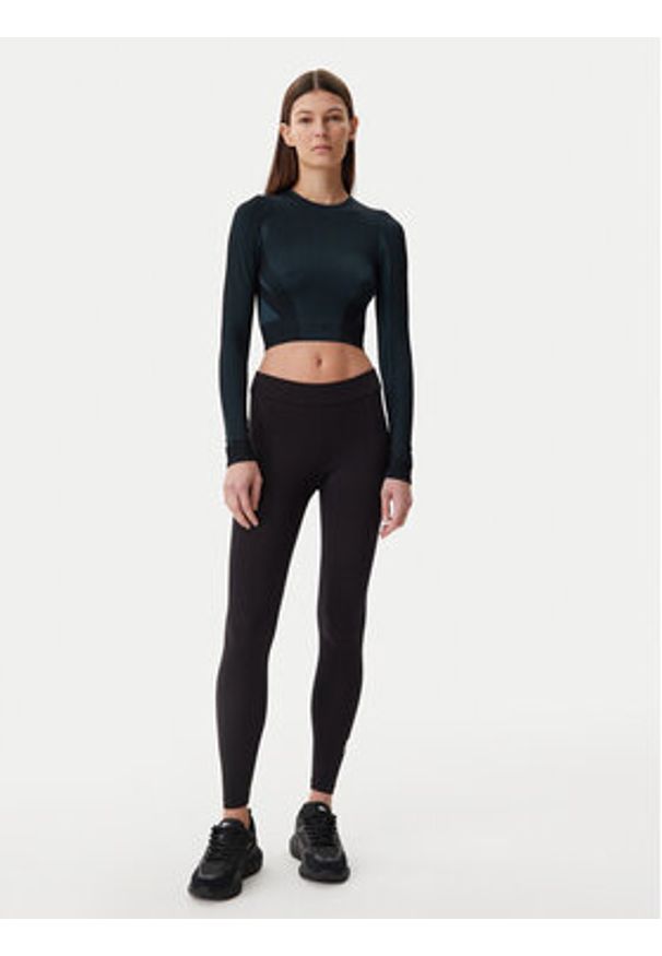 Reebok Koszulka techniczna LAB Seamless 118570 Czarny Slim Fit. Kolor: czarny. Materiał: syntetyk