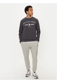 U.S. Polo Assn. Bluza MUP1660 Szary Regular Fit. Typ kołnierza: polo. Kolor: szary. Materiał: bawełna #5