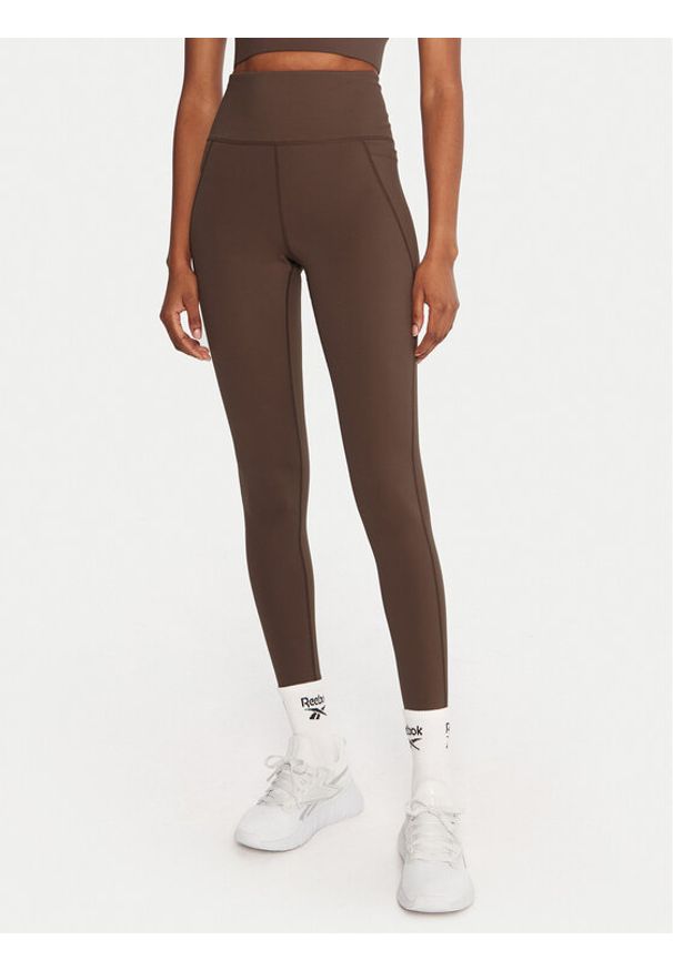 Reebok Legginsy Reebok X Ewa Chodakowska RK25313CCW Brązowy Slim Fit. Kolor: brązowy. Materiał: syntetyk
