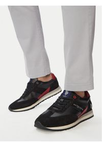 U.S. Polo Assn. Sneakersy EO-SEANY001M/6LS1 Czarny. Kolor: czarny. Materiał: skóra #1