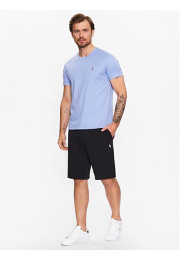 Polo Ralph Lauren Szorty sportowe 710881520001 Czarny Regular Fit. Kolor: czarny. Materiał: bawełna. Styl: sportowy