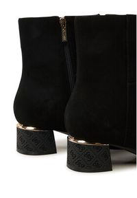 Guess Botki Lukkie FLFLUK SUE10 Czarny. Kolor: czarny. Materiał: skóra #2