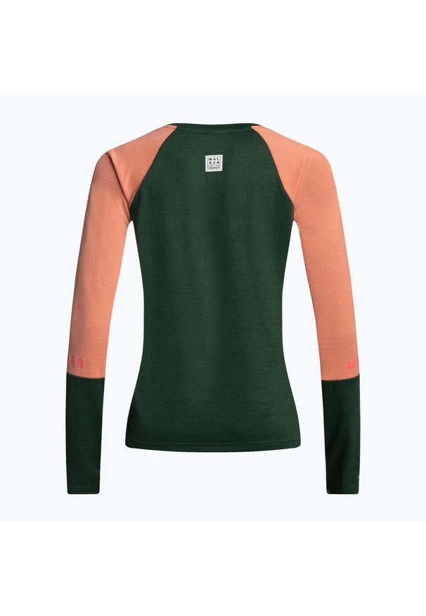 Koszulka rowerowa damska Maloja DiamondM LS. Kolor: zielony. Sport: kolarstwo